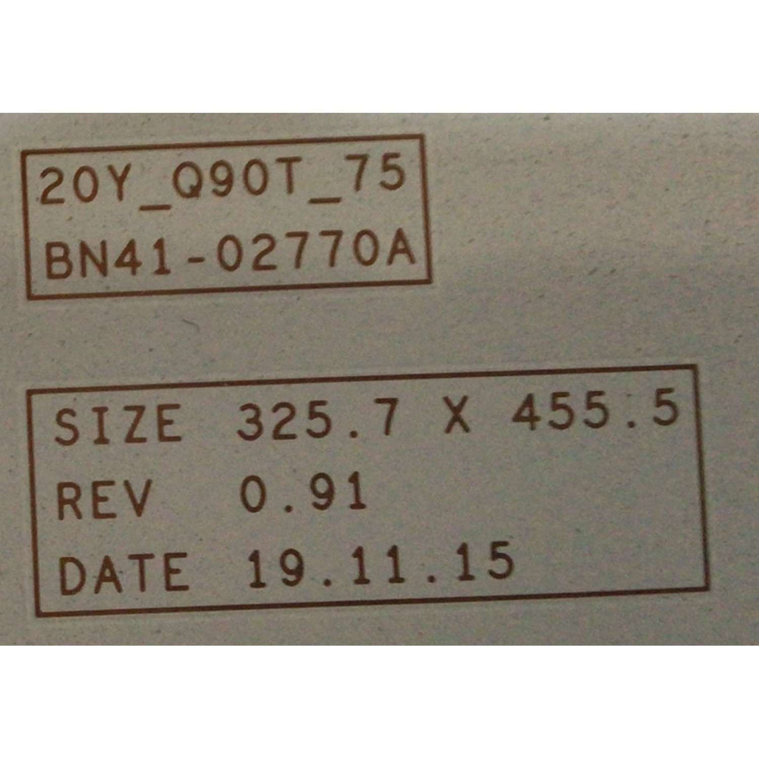 KIT DE LED'S PARA TV SAMSUNG ( 10 PZ ) / NUMERO DE PARTE BN41-02770A / BN97-16843A / 20Y_Q90T_75 / H92003140269 / BN9402770A / BN9716843A / PANEL CY-TT075FLAV5H / MODELO QN75Q90TAFXZA FC04 - Imagen 2